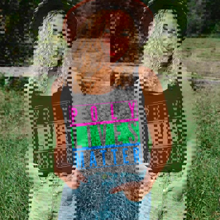 Polysexual Poly Lives Matter Lgbt Gay Pride Social Justice Unisex Tank Top