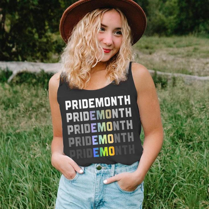 Pride Month Emo Demon Lgbt Gay Pride Month Transgender Unisex Tank Top