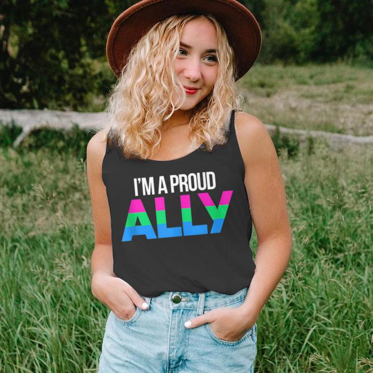 Proud Ally Poly Flag Lgbt Pride Flag Polyamorous Gay Lesbian Tank Top