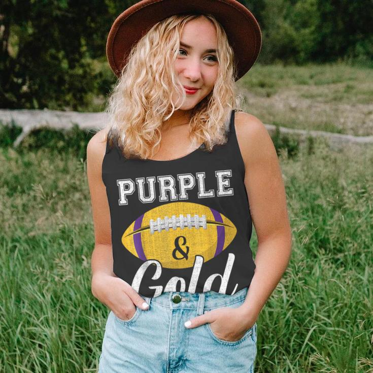 Purple And Gold Game Day Group Purple And Gold Vibes Tank Top