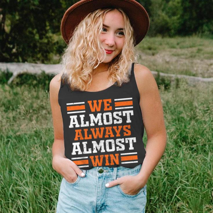 Retro We Almost Always Almost Win Football Fans Lovers Tank Top