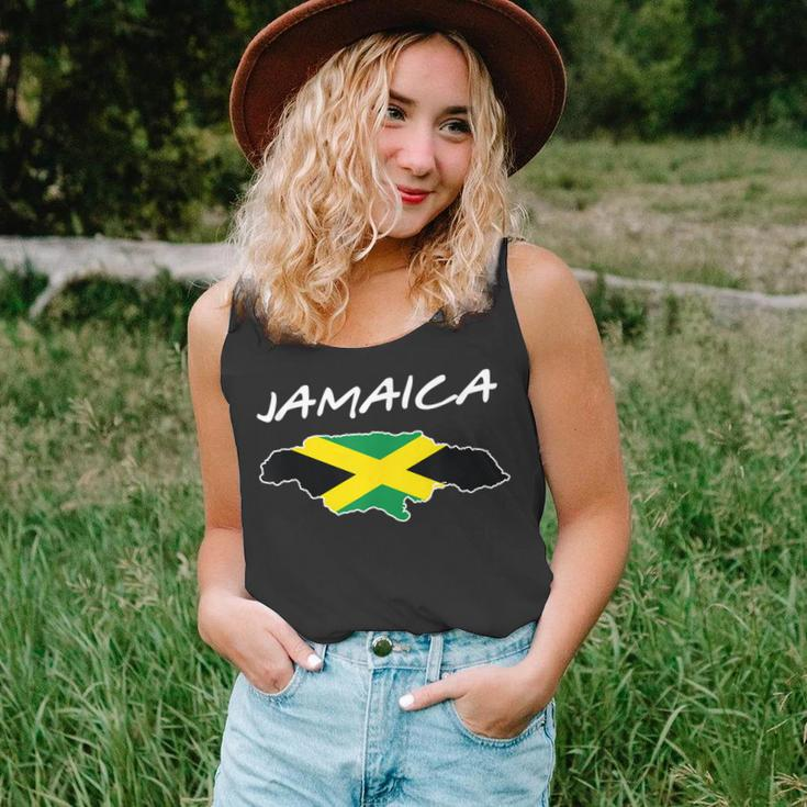 Retro Jamaica Flag Jamaican Island Travel Vacation Souvenir Unisex Tank Top