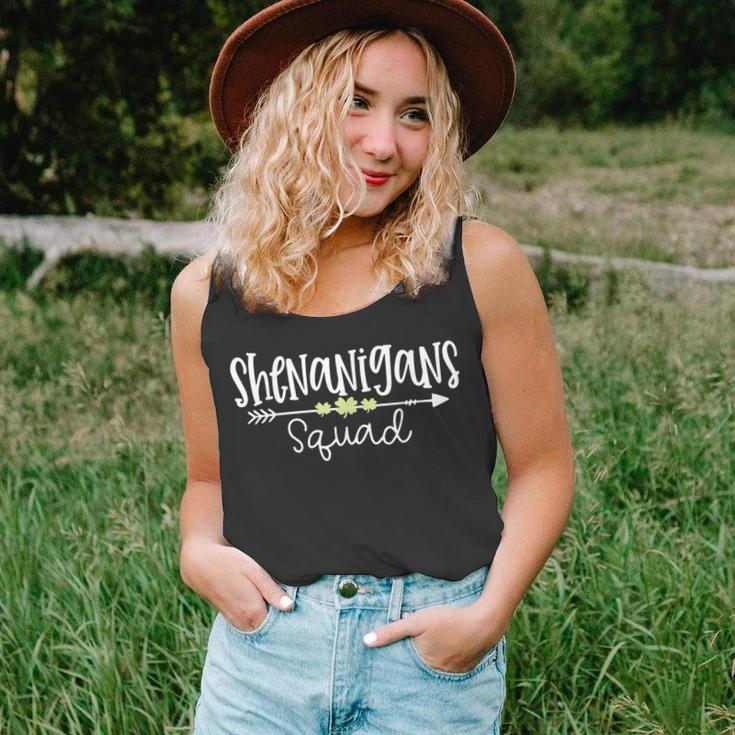 Shenanigans Squad Funny St Patricks Day Matching Group Gift For Women Unisex Tank Top