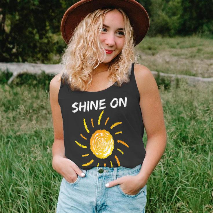 Shine On With Sun Inspiration Sun Funny Gifts Unisex Tank Top