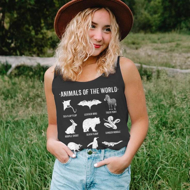 Simmple Vintage Humor Rare Animals Of The Worlds Animals Tank Top