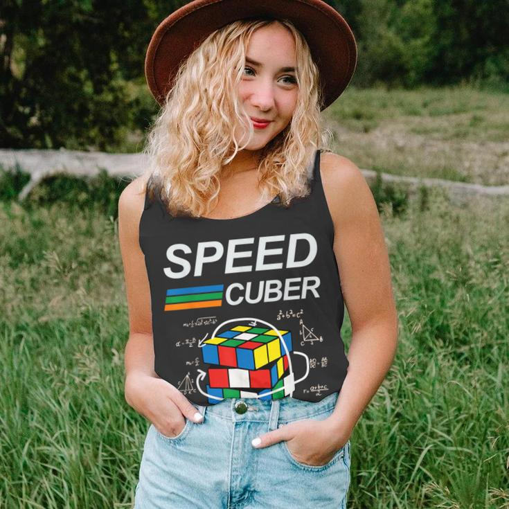 Speed Cuber Competitive Puzzle Speedcubing Players Tank Top