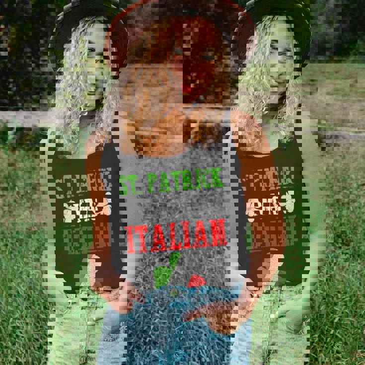 St Patrick Was Italian St Patricks Day Italian Tank Top