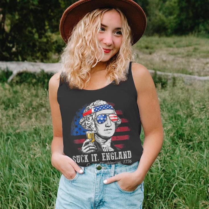 Suck It England Funny 4Th Of July George Washington 1776 Unisex Tank Top