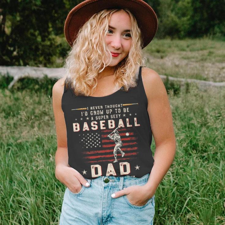 A Super Sexy Baseball Dad But Here I Am Fathers Day Tank Top