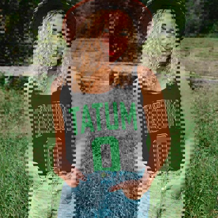 Tatum Who Wears Number 0 Green Is Incredibly Brilliant Unisex Tank Top