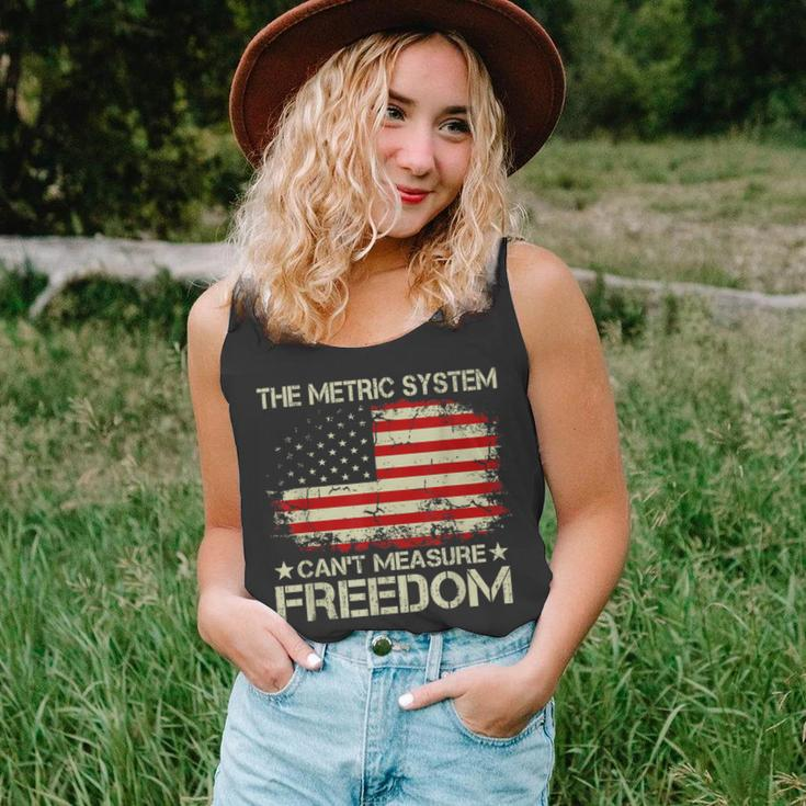 The Metric System Cant Measure Freedom 4Th Of July Unisex Tank Top