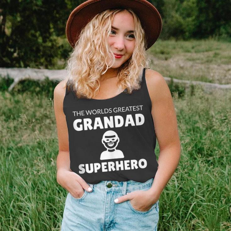 The Worlds Greatest Grandad Superhero Unisex Tank Top