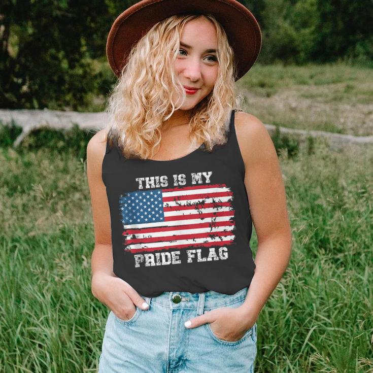 This Is My Pride Flag Usa American 4Th Of July Patriotic Unisex Tank Top