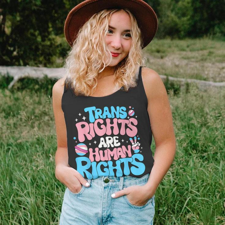 Trans Rights Are Human Rights Lgbtq Pride Transgender Unisex Tank Top