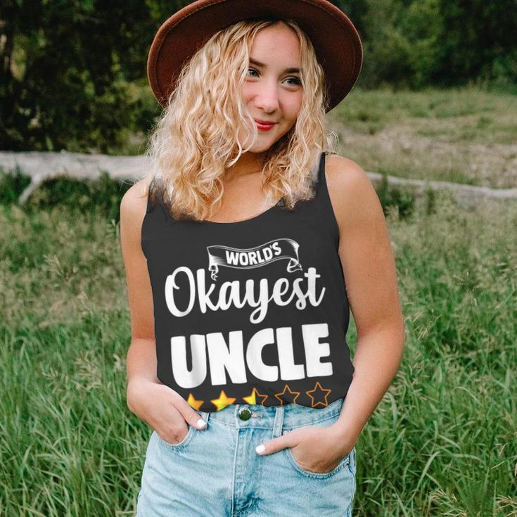 Uncle Funny Worlds Okayest Uncle Unisex Tank Top