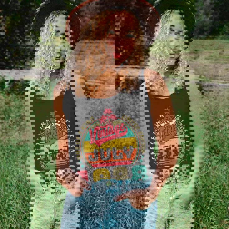 Vintage 35Th Birthday Awesome Since July 1988 Unisex Tank Top