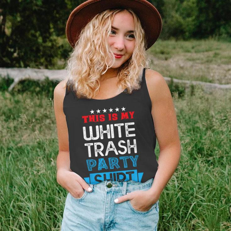 This Is My White Trash Party Quotes Sayings Humor Joke Tank Top