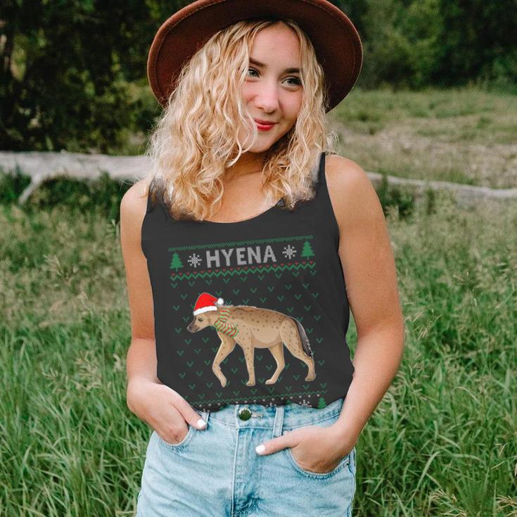 Xmas Hyena Ugly Christmas Sweater Party Tank Top
