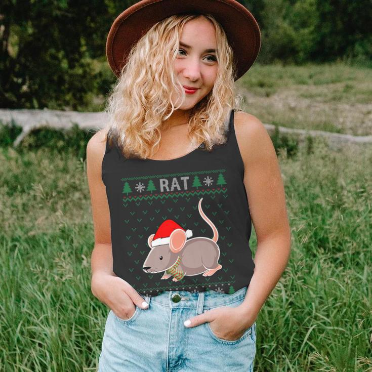 Xmas Rat Ugly Christmas Sweater Party Tank Top