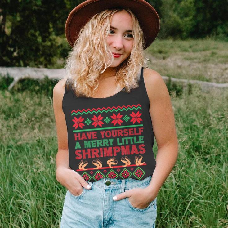 Have Yourself A Merry Little Shrimpmas Ugly Xmas Sweater Tank Top