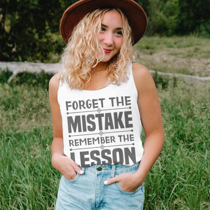 Entrepreneur - Forget The Mistake Remember The Lesson Unisex Tank Top