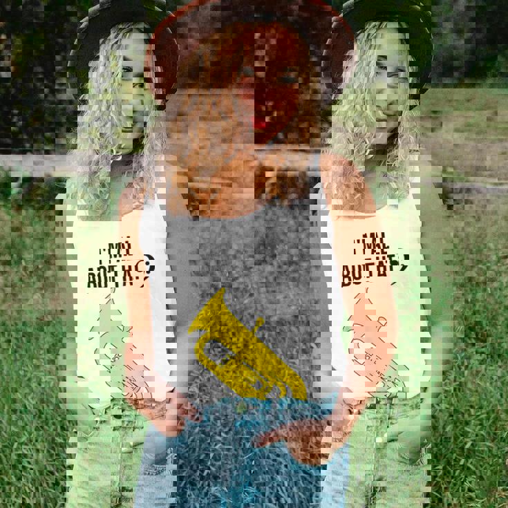 Funny Tuba Im All About That Marching Band Gift Unisex Tank Top