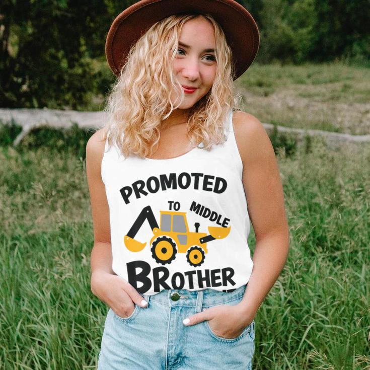 Kids Promoted To Middle Brother Baby Gender Celebration Unisex Tank Top