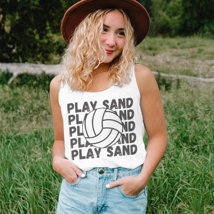 Play Sand Volleyball Volleyball Funny Gifts Unisex Tank Top
