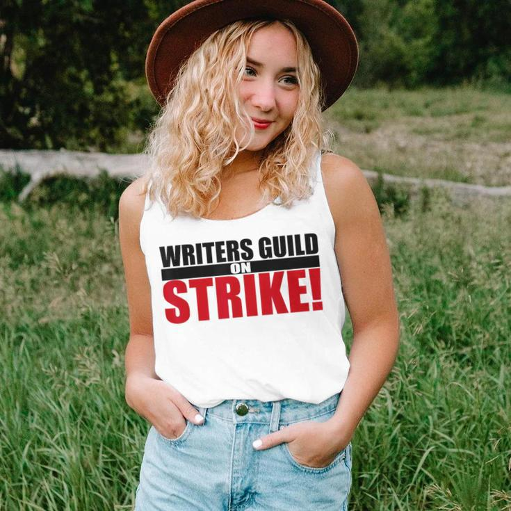 Wga Strike - Writers Guild On Strike Writers Guild America Unisex Tank Top