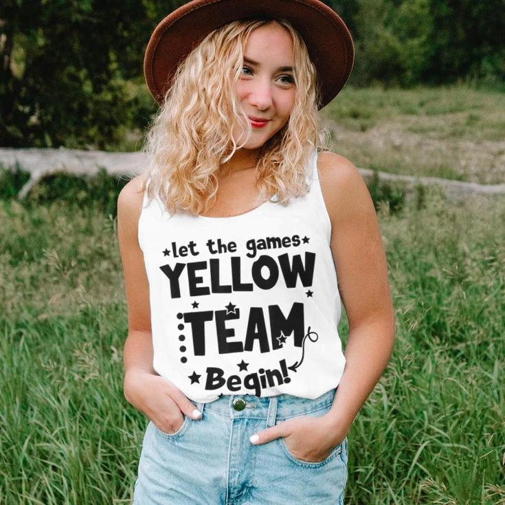 Yellow Team Let The Games Begin Field Trip Day Unisex Tank Top