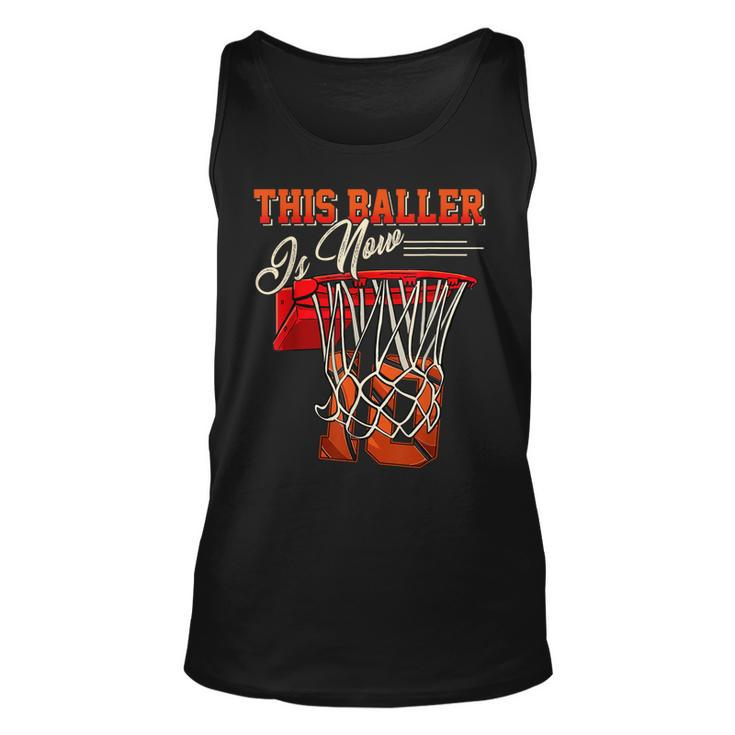 10Th Birthday  For Boy Basketball 10 Years Old Kid Gift  Unisex Tank Top