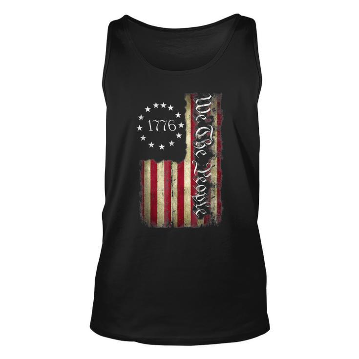 1776 We The People Patriotic American Flag 4Th Of July Usa  Unisex Tank Top