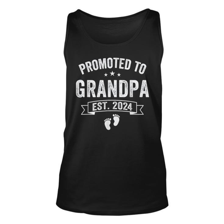 1St Time Grandpa Est 2024 New First Grandpa 2024  Unisex Tank Top
