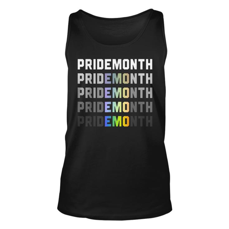 Pride Month Emo Demon Lgbt Gay Pride Month Transgender  Unisex Tank Top
