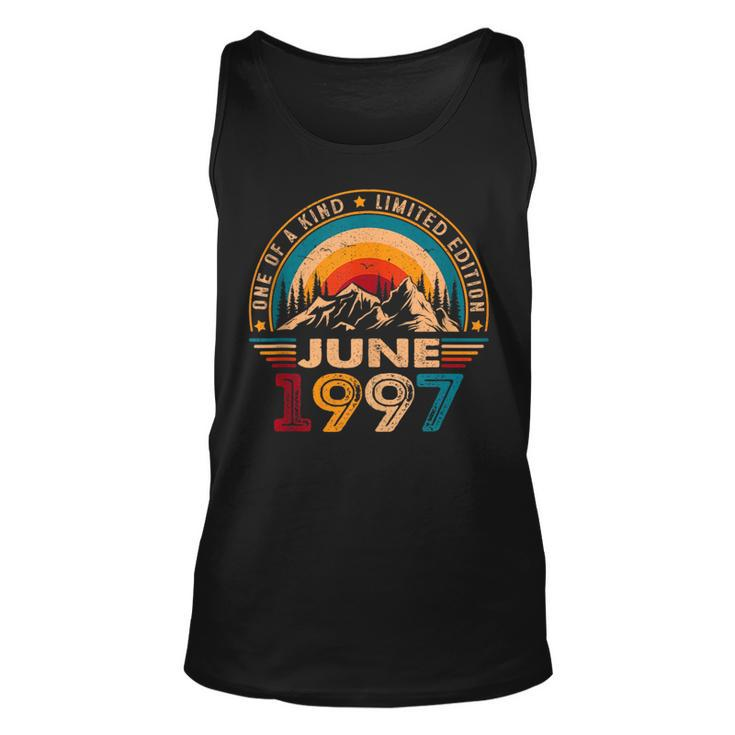 26 Year Old Decoration Awesome Since June 1997 26Th Birthday Tank Top
