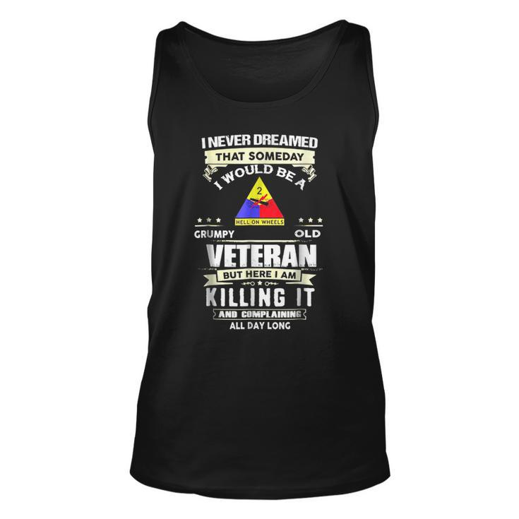 2Nd Armored Division Veteran  Unisex Tank Top