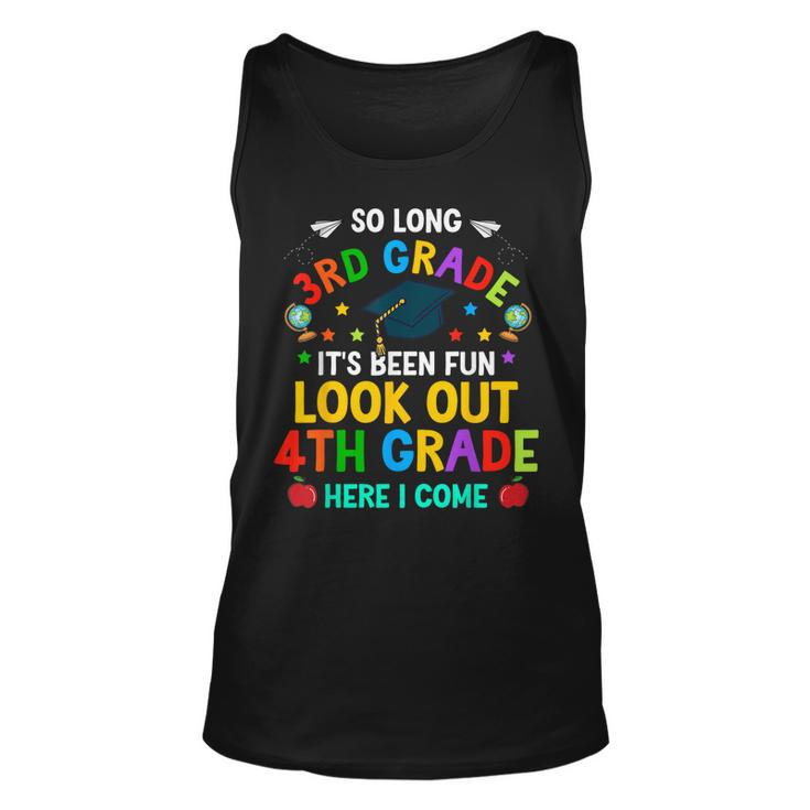 3Rd Grade 4Th Here I Come First Day Back To School Kids  Unisex Tank Top