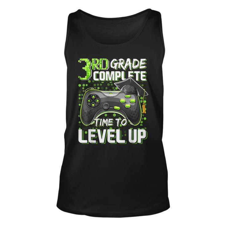 3Rd Grade Complete Time To Level Up Happy Last Day Of School  Unisex Tank Top