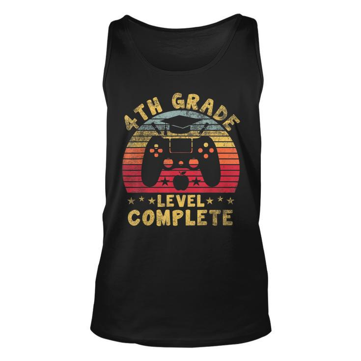 4Th Grade Level Complete Class Of 2023 Graduation Funny  Unisex Tank Top