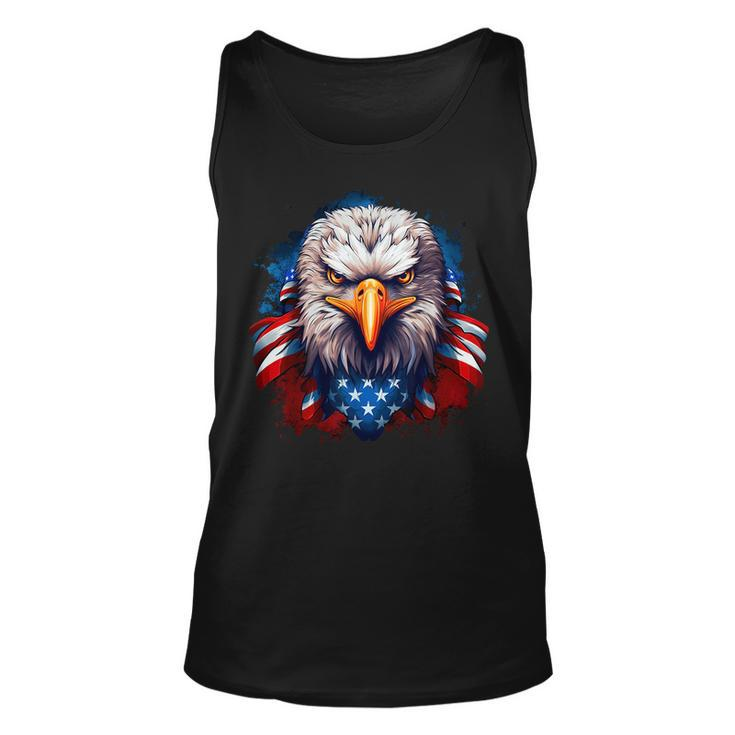 4Th July American Pride American Eagle Symbol Of Freedom  Unisex Tank Top