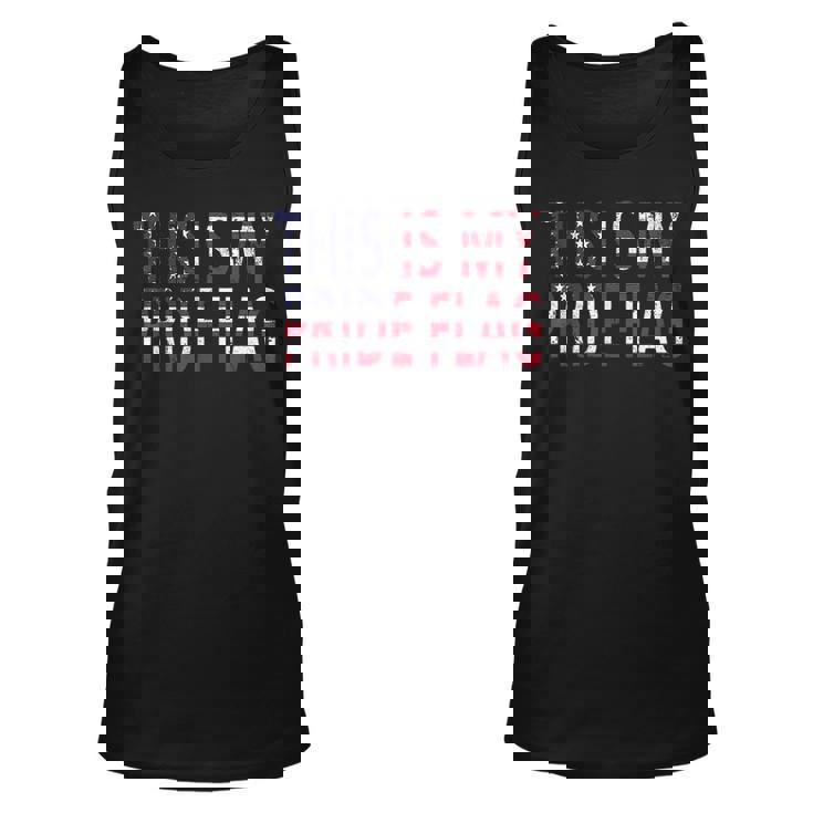 4Th Of July This Is My Pride Flag Usa American Land Identity Tank Top