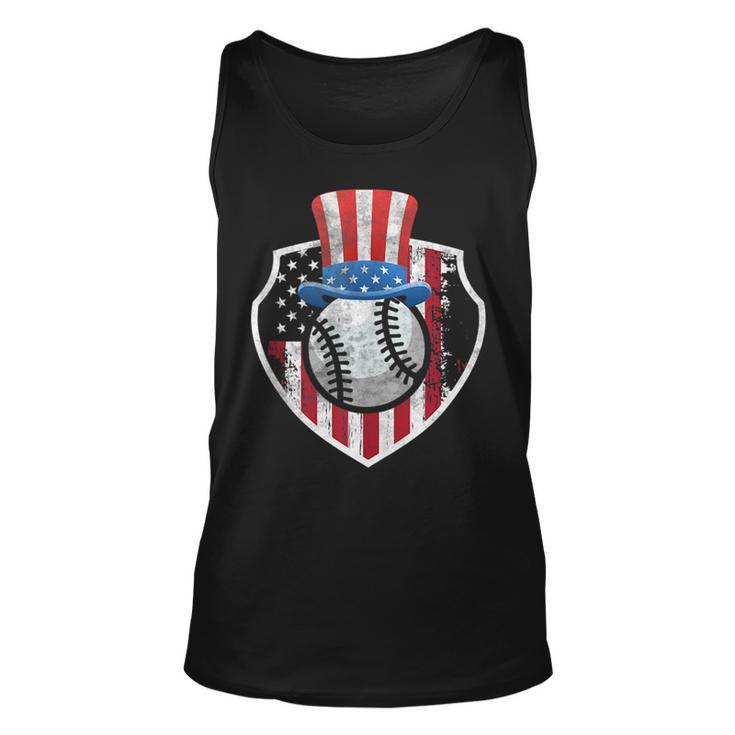 4Th Of July American Flag Uncle Sam Baseball Gift  Unisex Tank Top