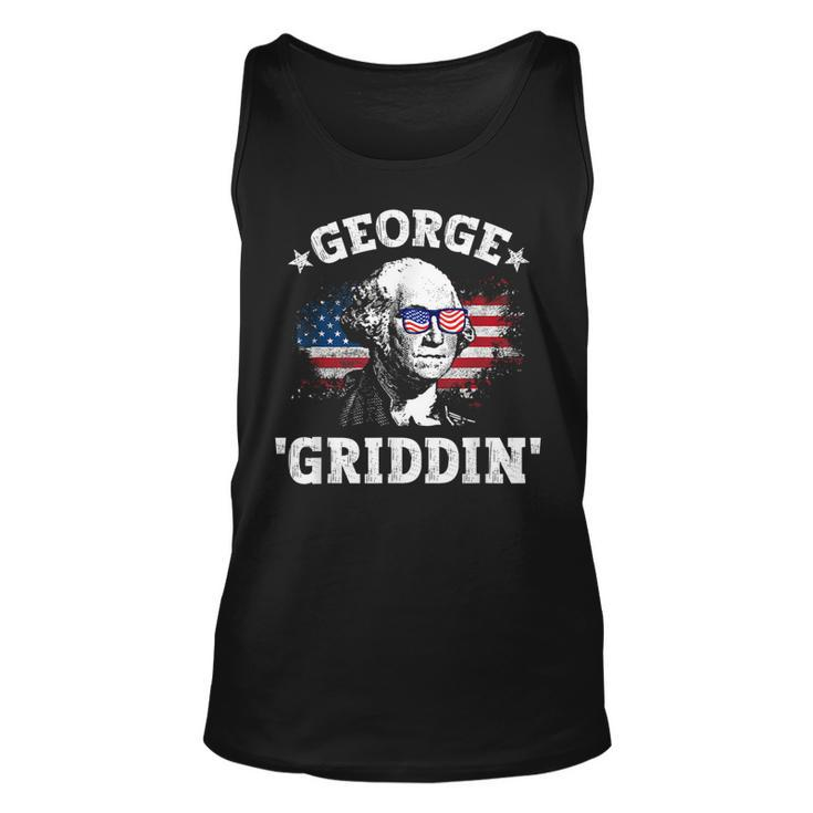 4Th Of July George Washington Griddy George Griddin Unisex Tank Top