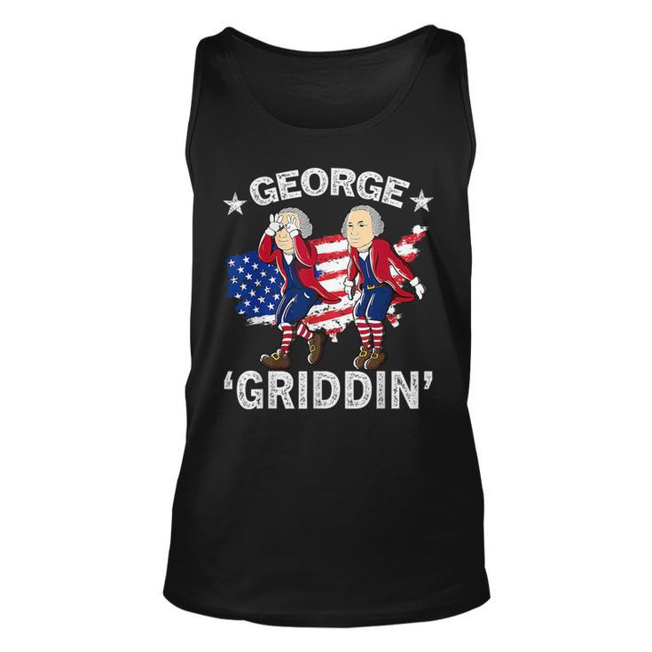 4Th Of July George Washington Griddy George Griddin Unisex Tank Top