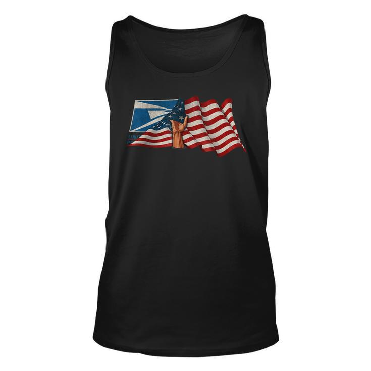 4Th Of July Independence Day Your Name Us Postal Service  Unisex Tank Top