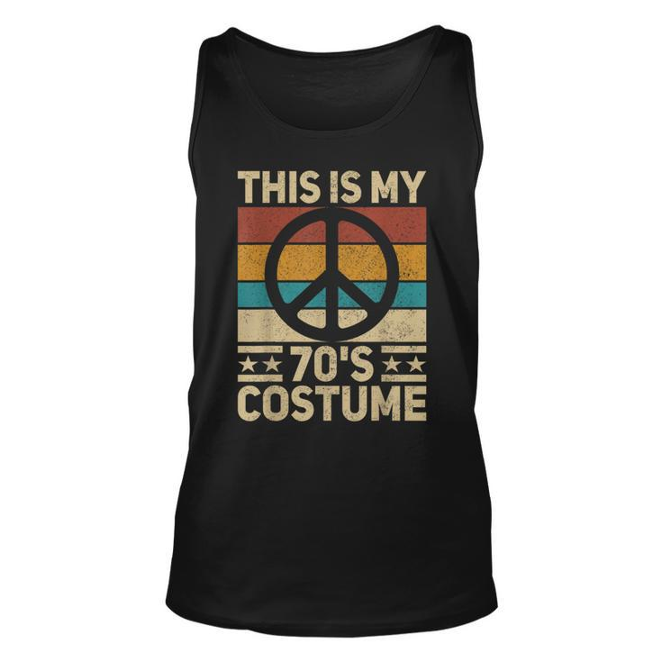 My 70S Costume 70 Style Peace Hippie 70'S Disco 1970S Outfit Tank Top
