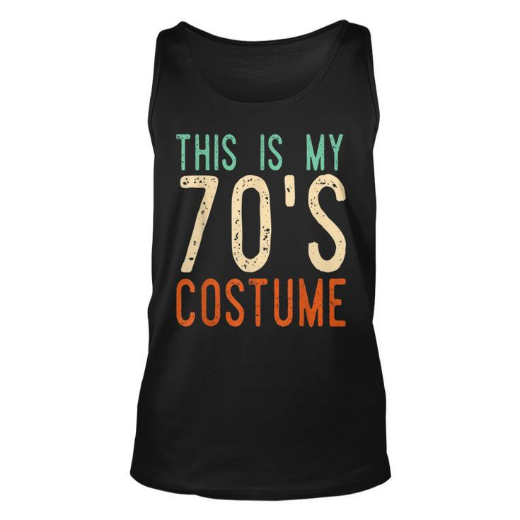 This Is My 70S Costume Groovy Peace Halloween 70S Vintage Tank Top