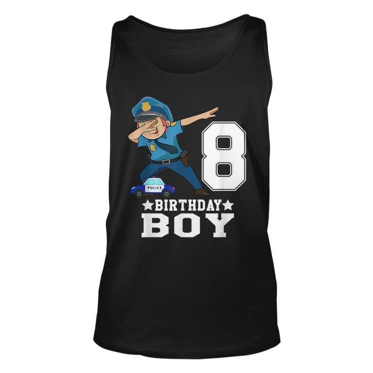 8 Year Old Gifts 8Th Birthday Boy Dabbing Police For Son  Unisex Tank Top