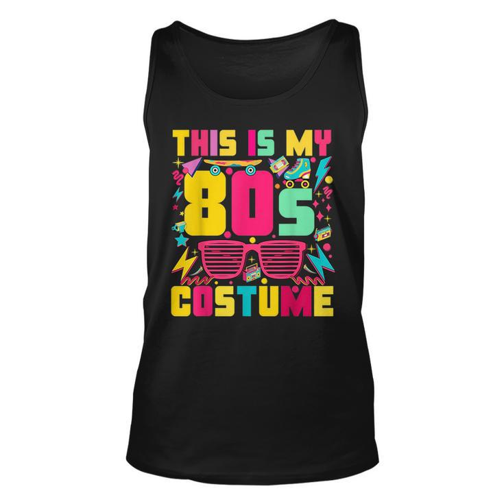 This Is My 80S Costume Halloween Colorful Outfit Retro Party 80S Vintage Tank Top