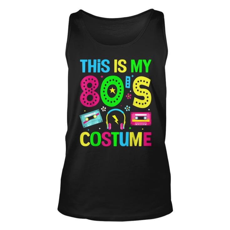 This Is My 80'S Costume Outfit Eighties Retro Party Tank Top